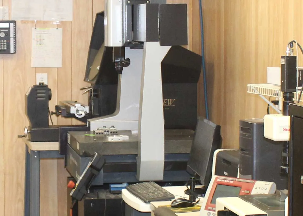 Quality control inspection of a machined part